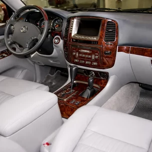 Toyota Land Cruiser 2003-2007 3D Interior Dashboard Trim Kit Dash Trim Dekor 33-Parts