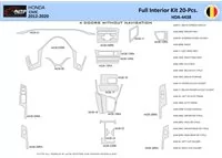 Honda Civic X 2012-2015 Interior WHZ Dashboard trim kit 20 Parts - 1 - Interior Dash Trim Kit