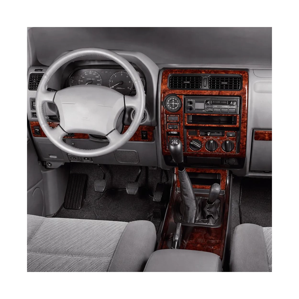 Toyota Landcruiser 07.96-04.98 3D Interior Dashboard Trim Kit Dash Trim Dekor 20-Parts