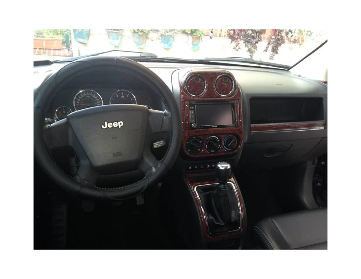 Chrysler Compass 01.07-01.10 3D Interior Dashboard Trim Kit Dash Trim Dekor 26-Parts - 1 - Interior Dash Trim Kit