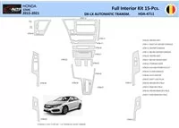 Honda Civic XI 2015-2021 Interior WHZ Dashboard trim kit 15 Parts - 1 - Interior Dash Trim Kit