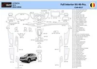 Honda CR-V 2012-2016 Interior WHZ Dashboard trim kit 46 Parts - 1 - Interior Dash Trim Kit