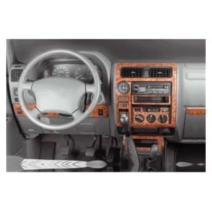 Toyota Prado 01.01-12.02 3D Interior Dashboard Trim Kit Dash Trim Dekor 18-Parts