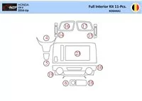 Honda CR-V 2016-2022 Interior WHZ Dashboard trim kit 15 Parts - 1 - Interior Dash Trim Kit