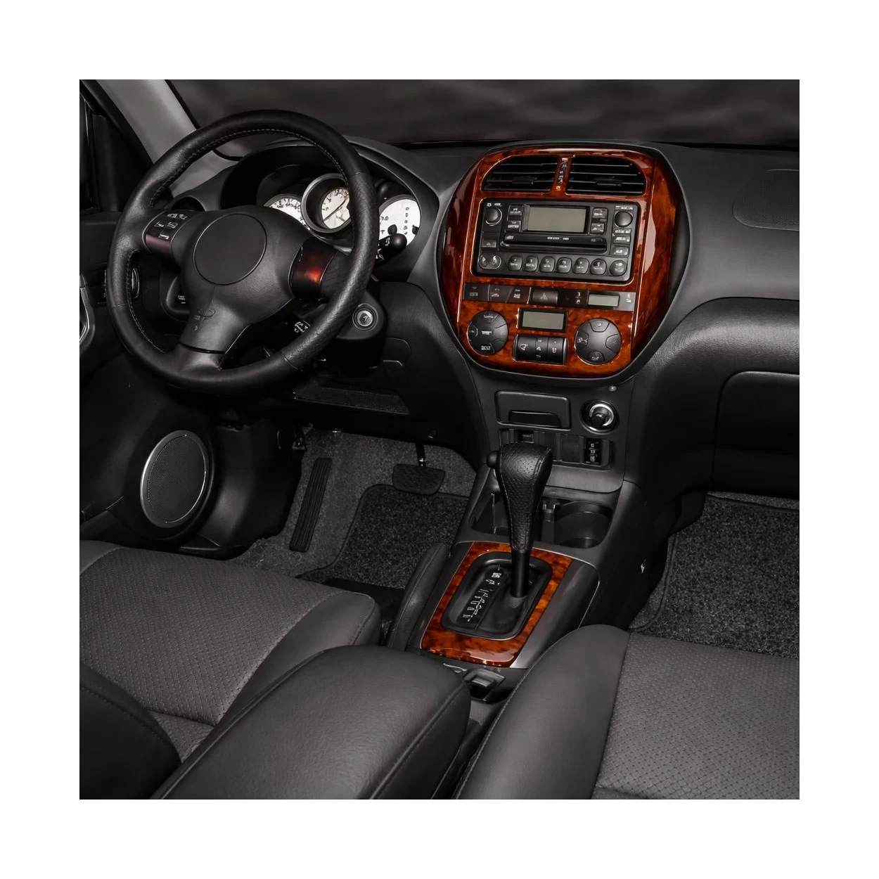 Toyota Rav 4 XA20 11.03-12.04 3D Interior Dashboard Trim Kit Dash Trim Dekor 34-Parts