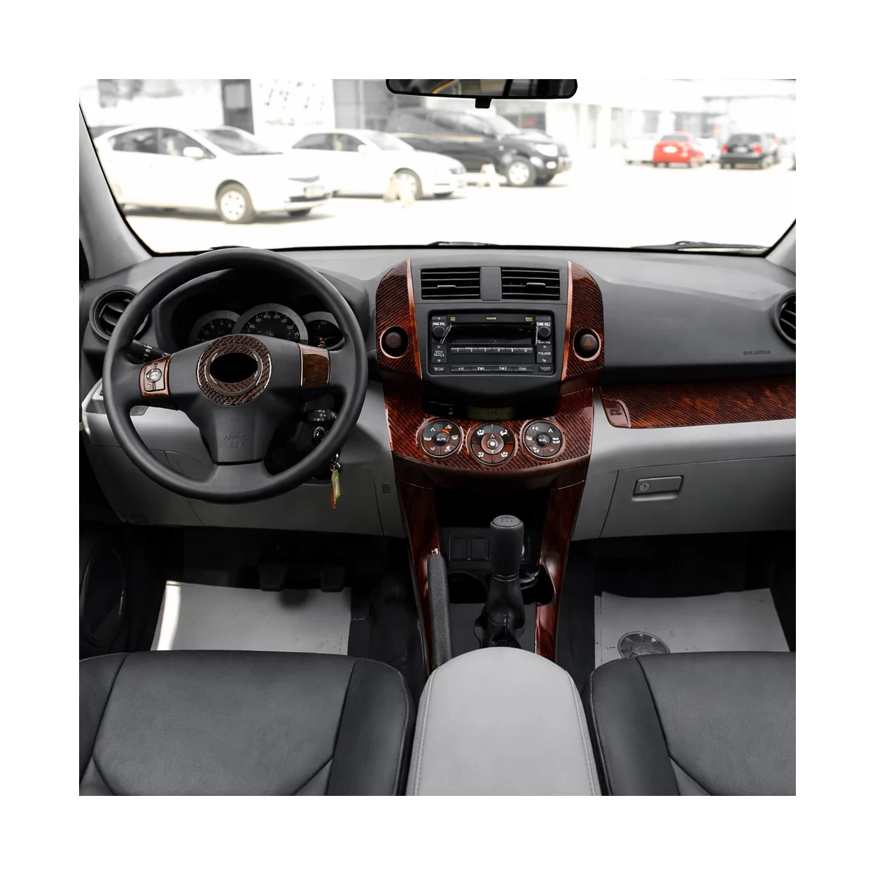 Toyota Rav 4 XA30 2006–2012 3D Interior Dashboard Trim Kit Dash Trim Dekor 61-Parts