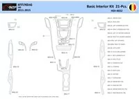 Hyundai i40 2011-2015 Interior WHZ Dashboard trim kit 21 Parts - 1 - Interior Dash Trim Kit