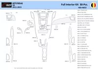 Hyundai i40 2011-2015 Interior WHZ Dashboard trim kit 30 Parts - 1 - Interior Dash Trim Kit