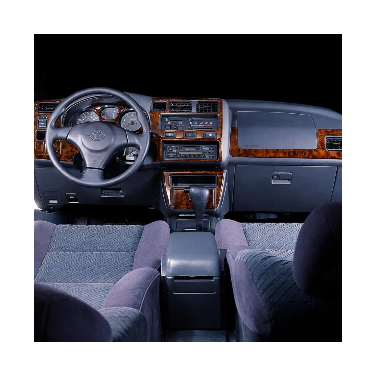 Toyota RAV-4 1996-1997 4 Doors, 17 Parts set Interior BD Dash Trim Kit