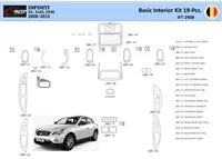 Infiniti EX35 2008-2013 Interior WHZ Dashboard trim kit 19 Parts - 1 - Interior Dash Trim Kit