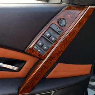 BMW 5-Series E60 2003-2008 3D Interior Dashboard Trim Kit Dash Trim Dekor 17-Parts