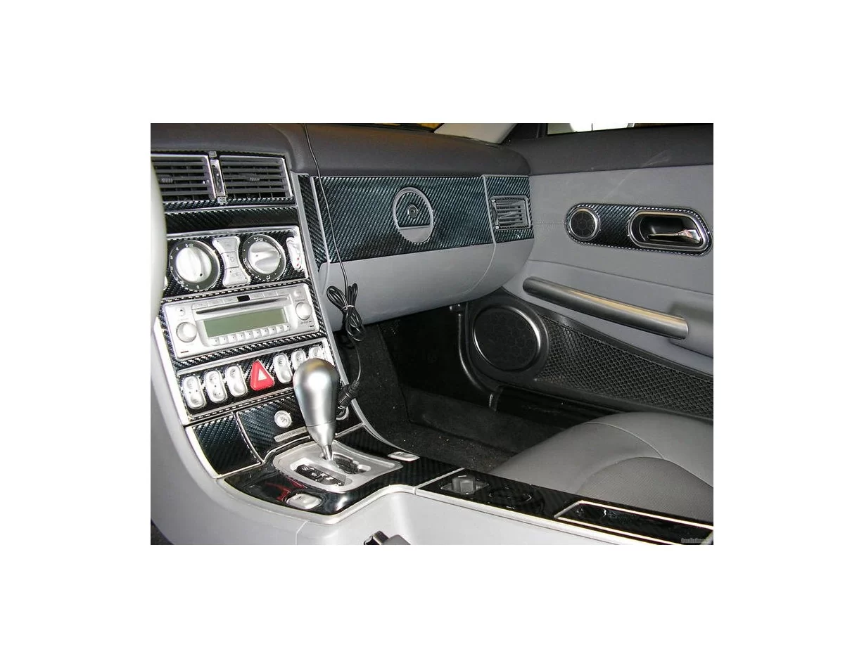 Chrysler CrossFire 2004-UP Full Set, Manual Gear Box Interior BD Dash Trim Kit - 1 - Interior Dash Trim Kit