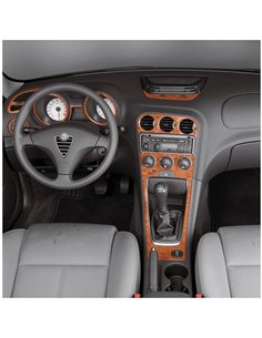 Alfa Romeo 156 10.1997 3D Interior Dashboard Trim Kit Dash Trim Dekor 12-Parts