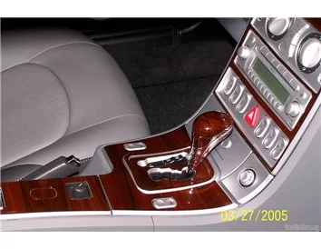 Chrysler CrossFire 2004-UP Full Set, Manual Gear Box Interior BD Dash Trim Kit - 4 - Interior Dash Trim Kit