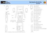 KIA Sorento 2011 Interior WHZ Dashboard trim kit 19 Parts - 1 - Interior Dash Trim Kit