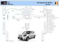 KIA Soul 2011 Interior WHZ Dashboard trim kit 22 Parts - 1 - Interior Dash Trim Kit