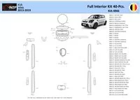 KIA Soul 2013 Interior WHZ Dashboard trim kit 40 Parts - 1 - Interior Dash Trim Kit