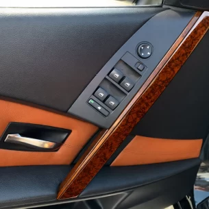 BMW 5-Series E60 2003-2008 3D Interior Dashboard Trim Kit Dash Trim Dekor 17-Parts