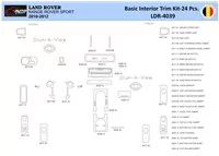 Land Rover Ranger Rover Sport 2010 Interior WHZ Dashboard trim kit 24 Parts - 1 - Interior Dash Trim Kit