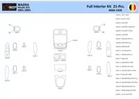 Mazda 323 1998-2003 Interior WHZ Dashboard trim kit 21 Parts - 1 - Interior Dash Trim Kit