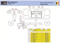 Mercedes Sprinter W907 Interior WHZ Dashboard trim kit 21 Parts - 1 - Interior Dash Trim Kit
