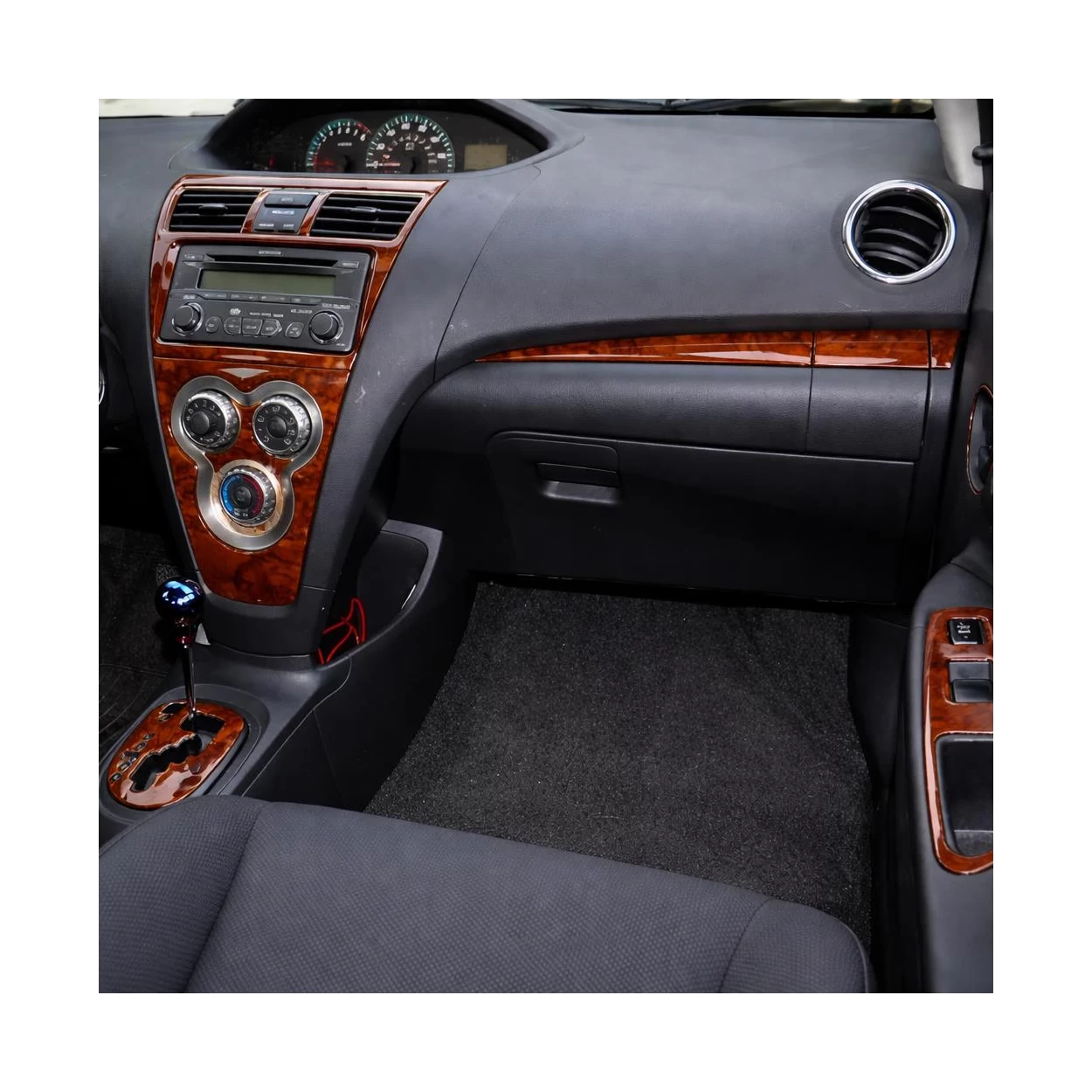 Toyota Yaris 2007-UP Full Set Interior BD Dash Trim Kit