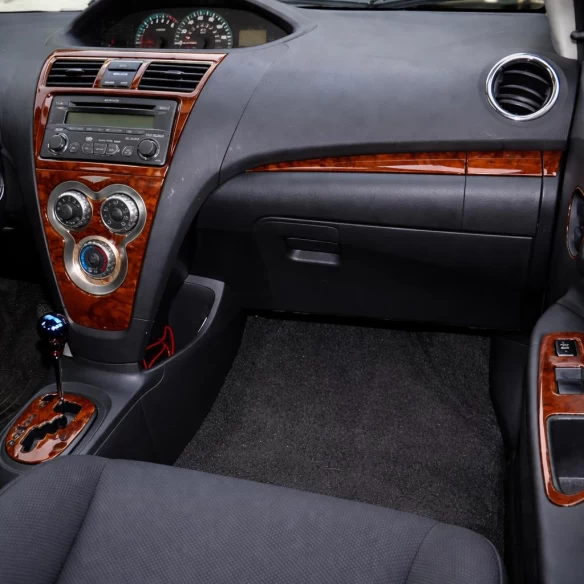 Toyota Yaris 2007-UP Full Set With Built-in Radio Interior BD Dash Trim Kit