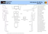 Mitsubishi Lancer-9-2007–2017 Interior WHZ Dashboard trim kit 28 Parts - 1 - Interior Dash Trim Kit