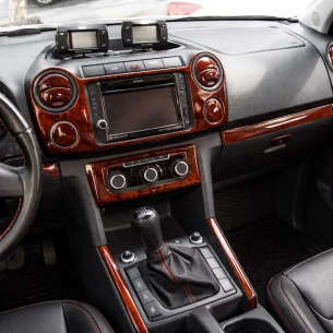 Volkswagen Amarok 2011-2018 3D Interior Dashboard Trim Kit Dash Trim Dekor 35-Parts