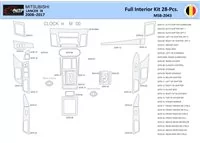 Mitsubishi Lancer-2008 Interior WHZ Dashboard trim kit 28 Parts - 1 - Interior Dash Trim Kit