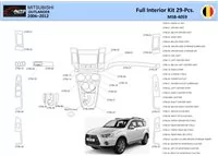 Mitsubishi Outlander 2006-2012 Interior WHZ Dashboard trim kit 29 Parts - 1 - Interior Dash Trim Kit