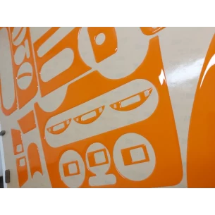 Volkswagen Beetle 2006-2010 3D Interior Dashboard Trim Kit Dash Trim Dekor 35-Parts