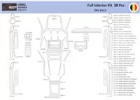 Opel Antara 2006-2015 Interior WHZ Dashboard trim kit 38 Parts - 1 - Interior Dash Trim Kit