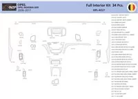 Opel Insignia 2008-2013 Interior WHZ Dashboard trim kit 34 Parts - 1 - Interior Dash Trim Kit