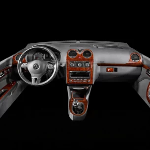 Volkswagen Caddy 09.2010 3D Interior Dashboard Trim Kit Dash Trim Dekor 16-Parts