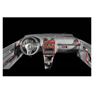 Volkswagen Caddy 09.2010 3D Interior Dashboard Trim Kit Dash Trim Dekor 16-Parts