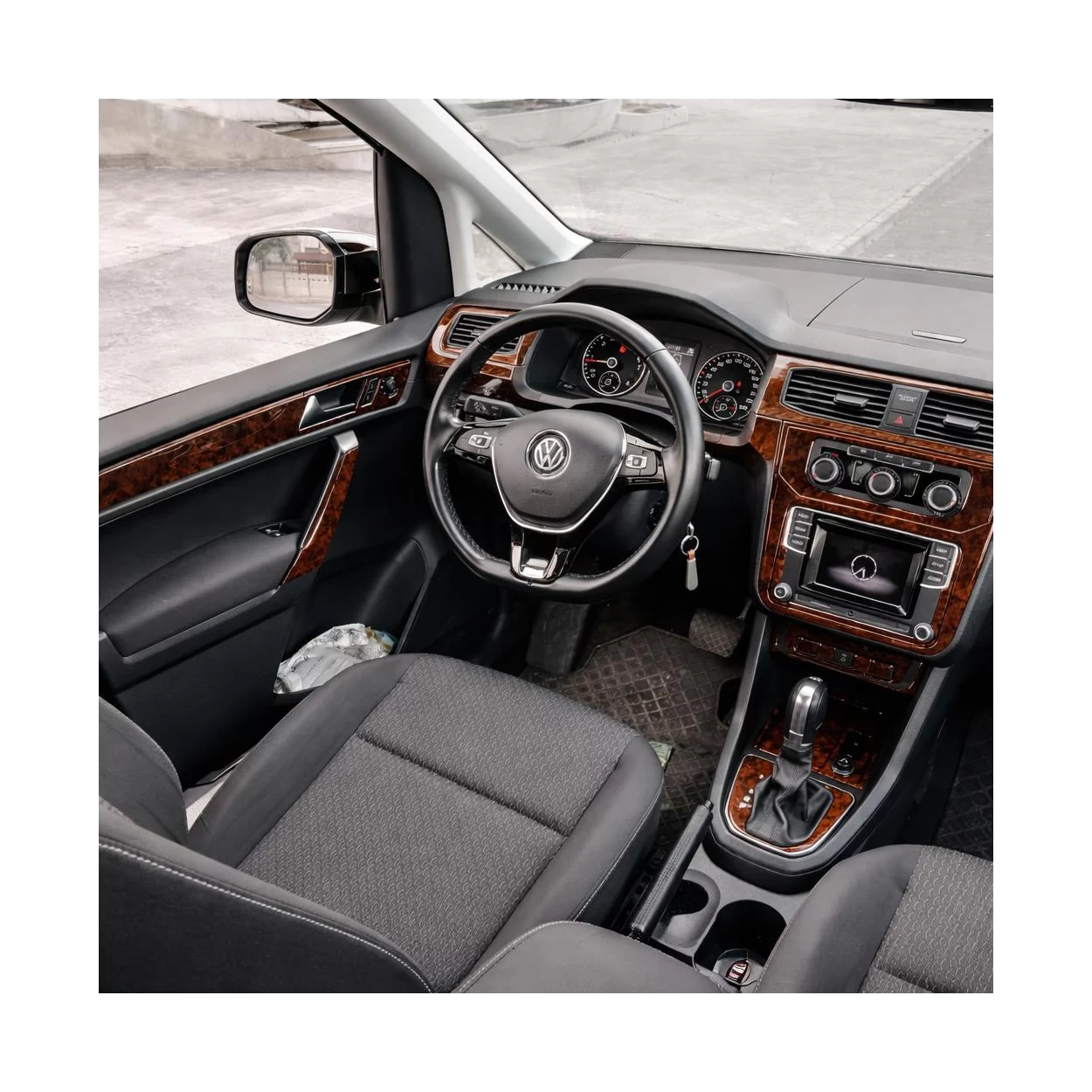 Volkswagen Caddy 09.2015 3D Interior Dashboard Trim Kit Dash Trim Dekor 20-Parts