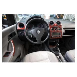 Volkswagen Caddy Full Set 01.2011 3D Interior Dashboard Trim Kit Dash Trim Dekor 22-Parts