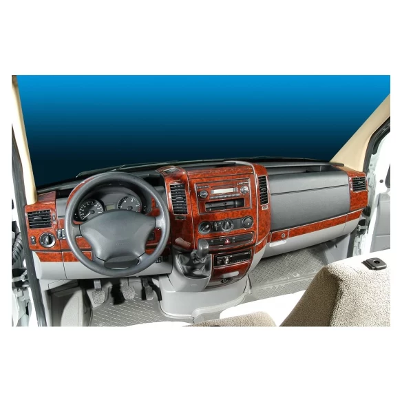 Volkswagen Crafter 04.2006 3D Interior Dashboard Trim Kit Dash Trim Dekor 40-Parts