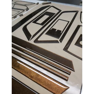 Volkswagen Crafter 2019 3D Interior Dashboard Trim Kit Dash Trim Dekor 23-Parts