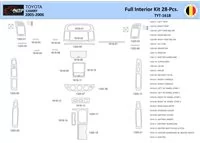 Toyota Camry 2005-2006 Interior WHZ Dashboard trim kit 28 Parts - 1 - Interior Dash Trim Kit