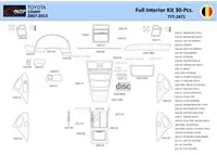 Toyota Camry 2006-2013 Interior WHZ Dashboard trim kit 30 Parts - 1 - Interior Dash Trim Kit