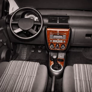 Volkswagen Fox 09.2005 3D Interior Dashboard Trim Kit Dash Trim Dekor 9-Parts