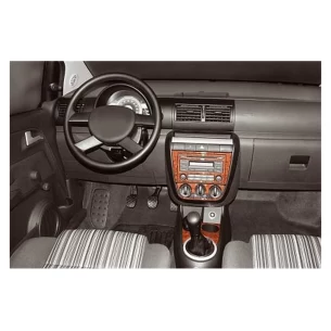 Volkswagen Fox 09.2005 3D Interior Dashboard Trim Kit Dash Trim Dekor 9-Parts