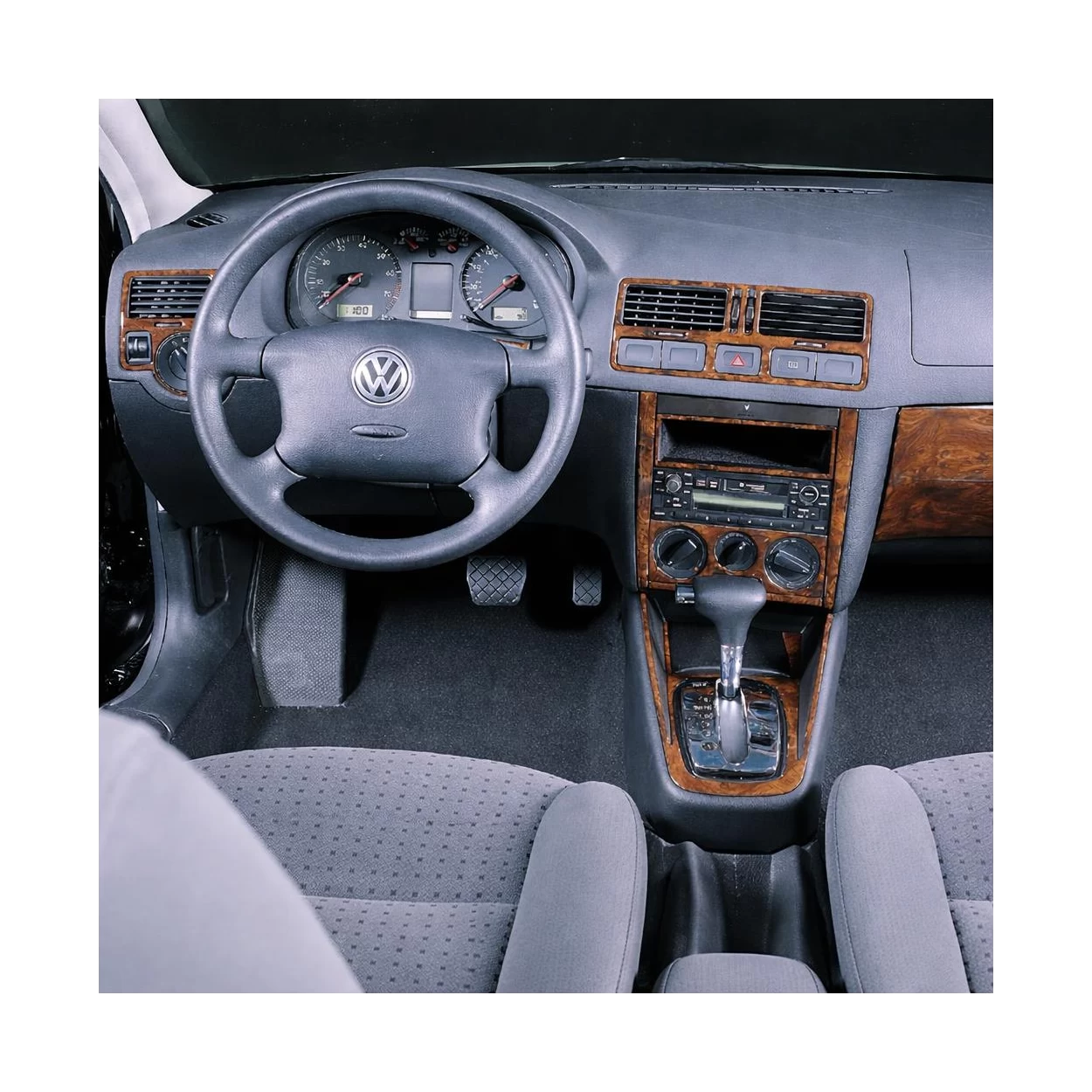 Volkswagen Golf 1999-2004 2 Doors, with glowe-box, 26 Parts set Interior BD Dash Trim Kit