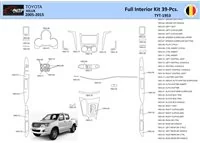 Toyota Hilux 2005 Interior WHZ Dashboard trim kit 39 Parts - 1 - Interior Dash Trim Kit