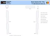 Toyota Tundra 2014-2021 Interior WHZ Dashboard trim kit 7 Parts - 1 - Interior Dash Trim Kit