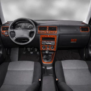 Volkswagen Golf IV 10.97-09.03 3D Interior Dashboard Trim Kit Dash Trim Dekor 19-Parts