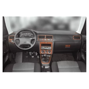 Volkswagen Golf IV 10.97-09.03 3D Interior Dashboard Trim Kit Dash Trim Dekor 19-Parts