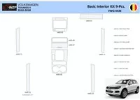 Volkswagen Touareg II 2010-2018 Interior WHZ Dashboard trim kit 9 Parts - 1 - Interior Dash Trim Kit